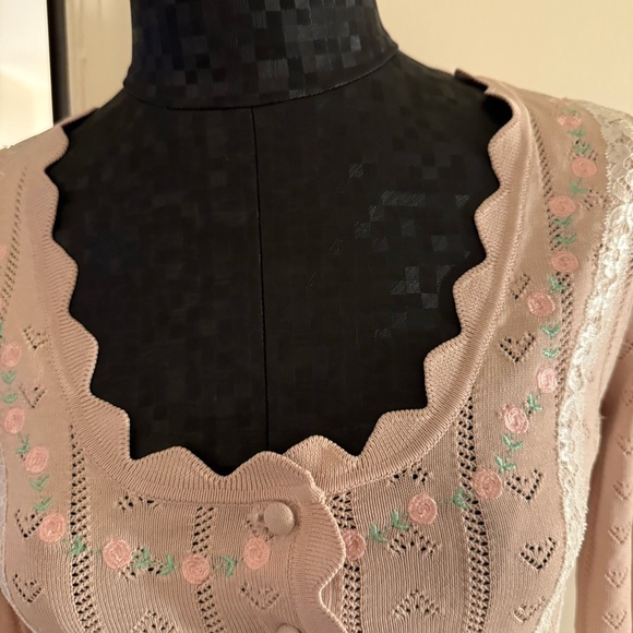 For Love & Lemons Eloise Knit Cardigan - Picture 3 of 8